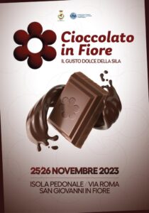 San Giovanni In Fiore e la prima edizione di “Cioccolato in Fiore” il Gusto Dolce della Sila, 25 e 26 novembre sull’isola pedonale di via Roma